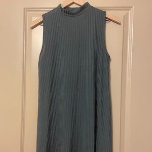 Grey Boohoo mock turtle neck dress - Size 8